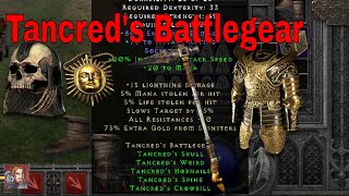 D2R Upgraded Set  Tancreds Battlegear 5 Piece Set [upl. by Llieno]