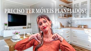 É POSSIVEL TER UMA CASA BONITA SEM MÓVEIS PLANEJADOS [upl. by Dallman]