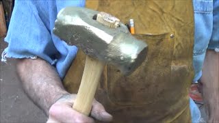 Making Green Sand And Foam Casting A Brass Hammer [upl. by Nangatrad]