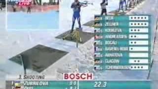 Biathlon Season 20012002OberhofWomens pursuit [upl. by Eilyr989]