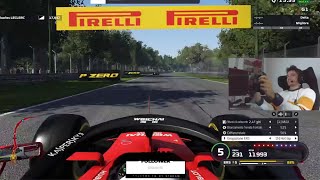 LECLERC TWITCH stream  ITALIAN GP with NORRIS ALBON RUSSELL LATIFI COURTOIS and other [upl. by Ysabel]