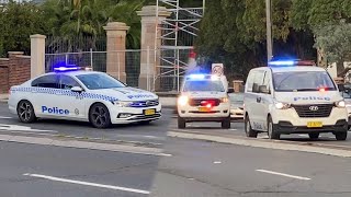 X3 NSW Police RYDE Responding  Victoria Rd Ryde [upl. by Hime]