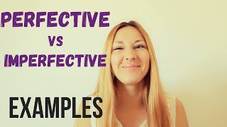 LEARN RUSSIAN PERFECTIVE vs IMPERFECTIVE EXAMPLES [upl. by Addie]