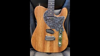 Zizzy Martian Zebrawood Guitar Part 3  Final Video [upl. by Llenej998]