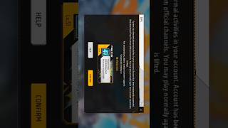 Free fire id suspend trading freefireclips garena totalgaming freefireshorts shorts viral [upl. by Notnek]