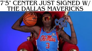 75quot Jamarion Sharp just signed 1 year contract with the Dallas Mavericks [upl. by Russ]