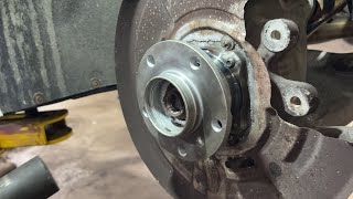 2015 BMW 535d AWD Rear Wheel Bearing Replacement [upl. by Gavrila]