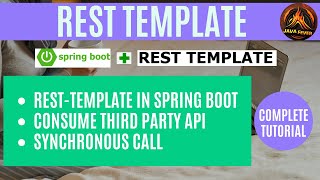 RestTemplate to call an external microservice API  Consume Third Party API in Spring Boot [upl. by Nahc]