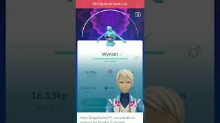 hatched wynaut baby pokemongo dialgagamingyt viralshort [upl. by Kan]