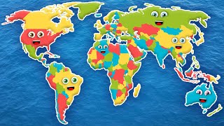 Countries of the World  All Counties and Capitals  Countries of the World Song [upl. by Ytinirt]