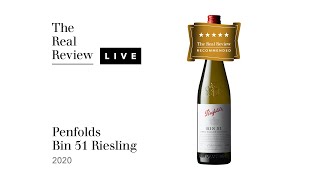 The Real Review Penfolds Bin 51 Riesling 2020 [upl. by Yorel]