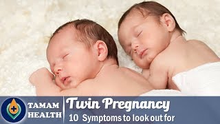 10 Twin Pregnancy Symptoms To Look Out For [upl. by Woodward649]