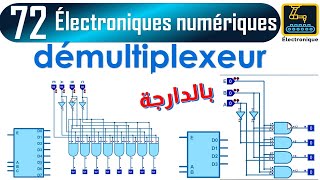 072 multiplexeur 4 vers 1 multiplexeur 8 vers 1 [upl. by Enattirb26]