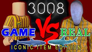 SCP 3008 ROBLOX GAME VS REAL LIFE ICONIC ITEM EDITION  INFINITE IKEA [upl. by Nos]