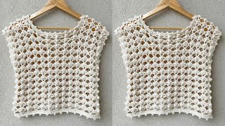 Magical💯💫👌Crochet Top Sweater Vest Pattern Crochet new Stitch Sweater pattern easy [upl. by Libove]