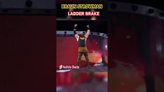 Braun Strowman Fake Ladder Broke 😵 shorts [upl. by Leind]