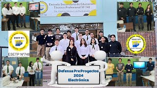 Defensa de Anteproyectos de Electrónica de la ENET N°1 de Trelew2024 [upl. by Eybba959]