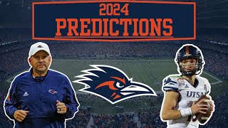 2024 UTSA Football Predictions [upl. by Ansley]