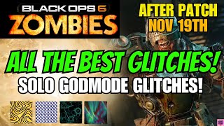 BLACK OPS 6 ZOMBIES  ALL WORKING GLITCHES AFTER PATCH SOLO GODMODE GLITCH BEST BO6 XP GLITCHES [upl. by Nager]