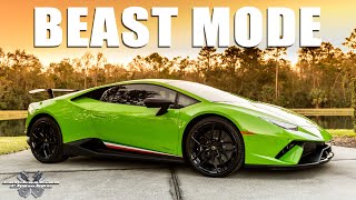 LAMBORGHINI HURACAN PERFORMANTE  BEAST MODE [upl. by Teuton986]