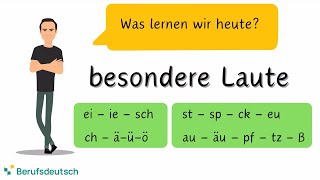 quotBesondere Laute im Deutschen Aussprache leicht gemachtquot A11 Basis 1 [upl. by Ylrrad]