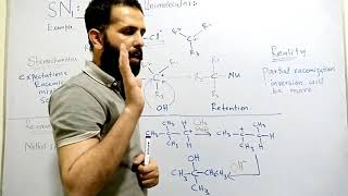 SN1 mechanism with partial Racemization [upl. by Yves252]