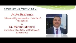 acute strabismus how motility examination can save life [upl. by Aryamo78]