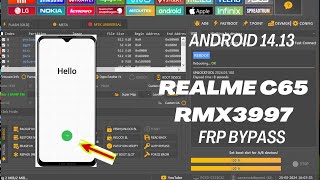 REALME C65 5G RMX3997 FRP BYPASS ANDROID VERSION 14131211 BY UNLOCK TOOL  2024 [upl. by Anaela148]