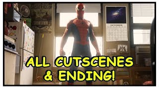 SpiderMan PS4 All Cutscenes amp Ending Cinematic Scenes LIKE A MOVIE [upl. by Elexa249]