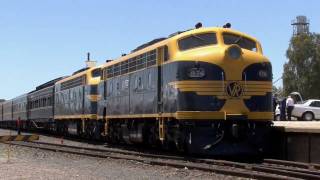 Classic EMDs through the Goulburn Valley Australian Trains [upl. by Eniledgam443]