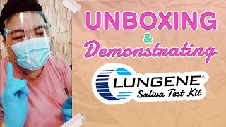 UNBOXING amp DEMONSTRATING CLUNGENE ANTIGEN SALIVA TEST KIT [upl. by Lehman119]