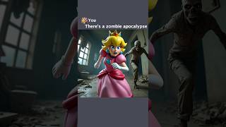 Princess Peach and Sonic Survive the Zombies memes sonic mario [upl. by Fiedler154]