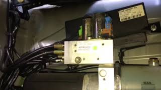 2004 SAAB 93 convertible has a leaky hydraulic line [upl. by Dyrraj]