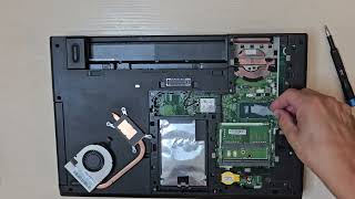 Lenovo ThinkPad L570 disassembly and cleaning  replacing thermal paste  RAM upgrade [upl. by Tapes]