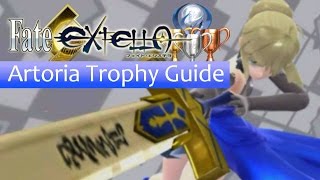 FateExtella 【Arturia Pendragon】 Ultimate Trophy Guide PSVITA Gameplay [upl. by Enutrof]