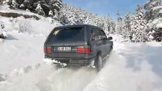 Range Rover P38 46 Off Road Türkiye  Snow Action [upl. by Heilman]