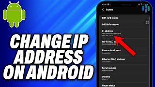 How To Change Ip Address on Android Phone 2024  Easy Fix [upl. by Arodoet]