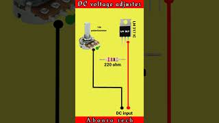 Dc voltage adjuster cuircit diagram shorts short shortvideo adjustment [upl. by Evie847]