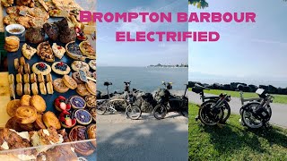 Brompton Barbour  Electrified  Brompton in Europe  DIY  Swytch [upl. by Olli]