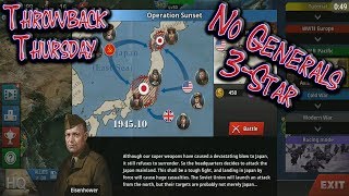 Pacific Allies Campaign 9 Operation Sunset 3 Star No Generals World Conqueror 4 [upl. by Nerrol]