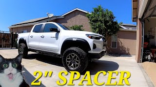 20232024 ColoradoCanyon with 2 inch spacers vs stock Pt1 [upl. by Gerhardine]