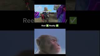 Reel❎ Reality✅ freefire freefireclips freefirefunnyvideo fffunnymoments [upl. by Sochor222]