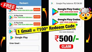 100 free google play redeem code  how to get free redeem code  free fire redeem code redeem code [upl. by Euh]