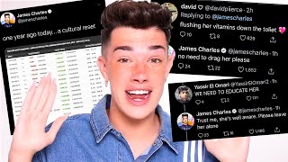 James Charles ADDRESSES DRAMA and SHADES Tati [upl. by Ettenaj]