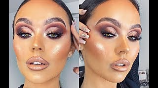 BROWN AND CREAM CUT CREASE TUTORIAL  REBEKAH ELLER [upl. by Aliuqa]