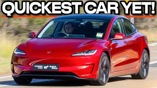 Our fastest 0100kmh time yet Tesla Model 3 Performance 2024 Review [upl. by Dionysus]