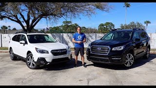 Which LARGE Subaru is the BEST for YOU 2019 Outback or Ascent [upl. by Camp245]