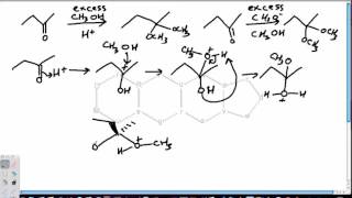 Alcohol Additions to Aldehydes and Ketones Acetals and Ketals  Acid Catalyzed Mechanism [upl. by Aldred]