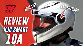 ¿EL FUTURO de los CASCOS DE MOTO Review HJC SMART 10A La cámara INTEGRADA y LEGAL🤩 [upl. by Birkner]