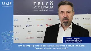 Tim Ongaro “Continueremo a investire sulle piattaforme abilitanti” [upl. by Nrubua808]